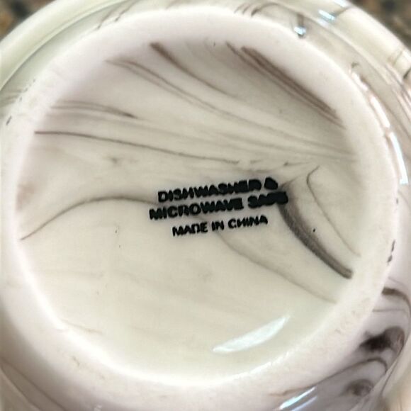 NEW Marble Patterned Stackable Espresso Mugs with Stand - Picture 4 of 6